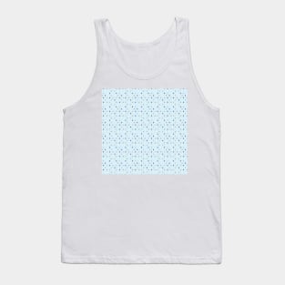 Colorful raindrops in light blue background Tank Top